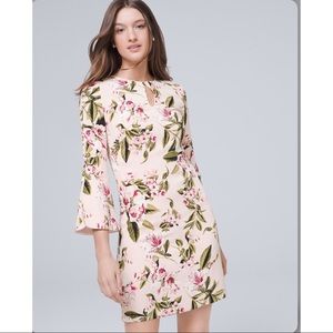 White House Black Market floral shift dress